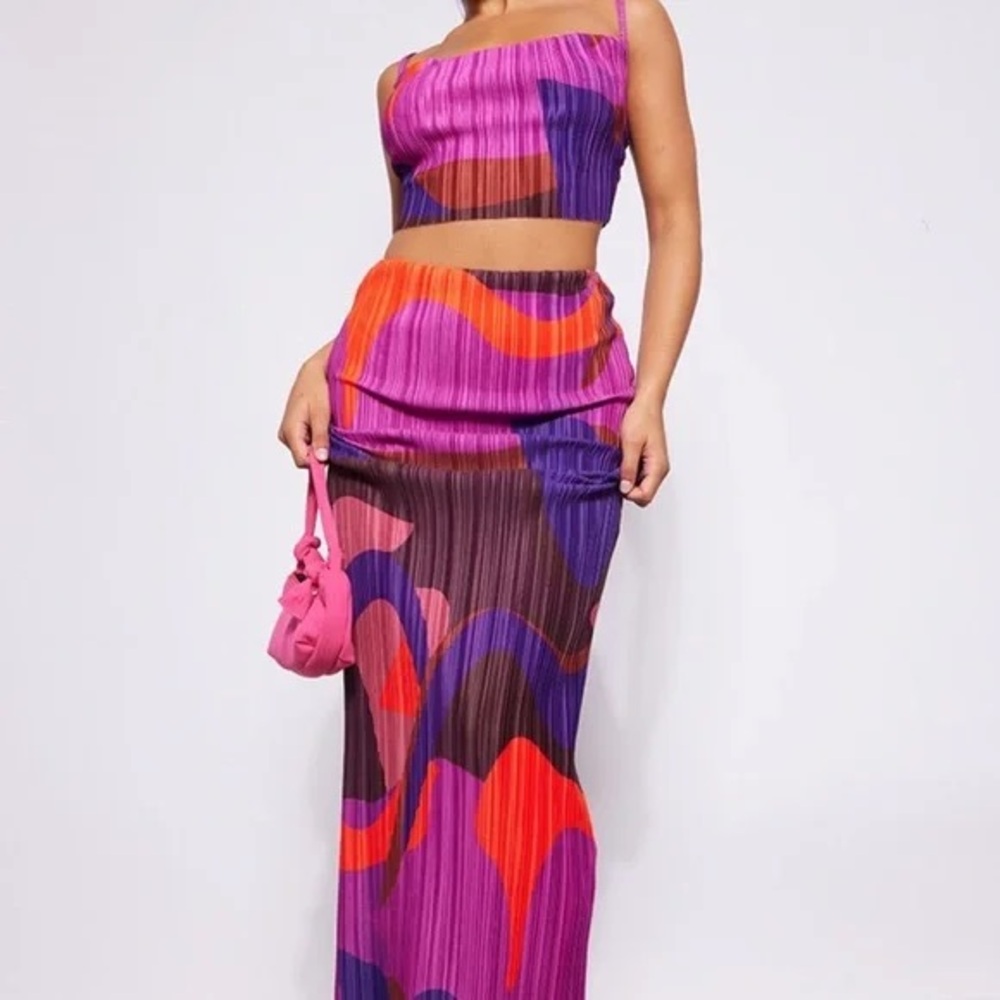PrettyLittleThing Multicolor Skirt Set